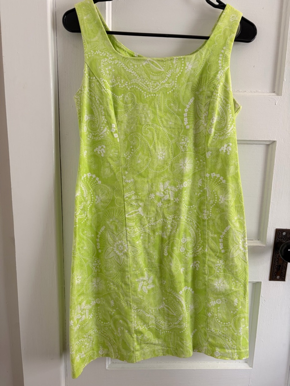 Green Paisley Mini Dress